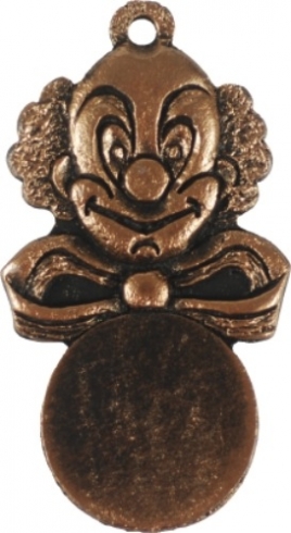 MTL290 Carnavalmedaille goud Hoog 6,5 cm